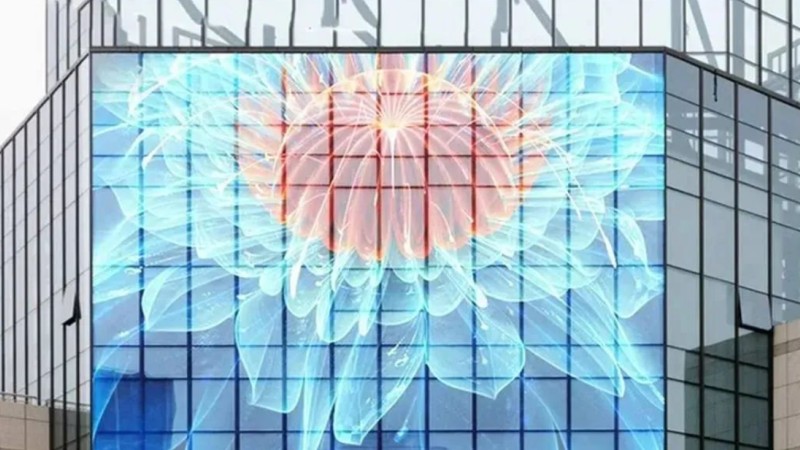 LED transparent film screen